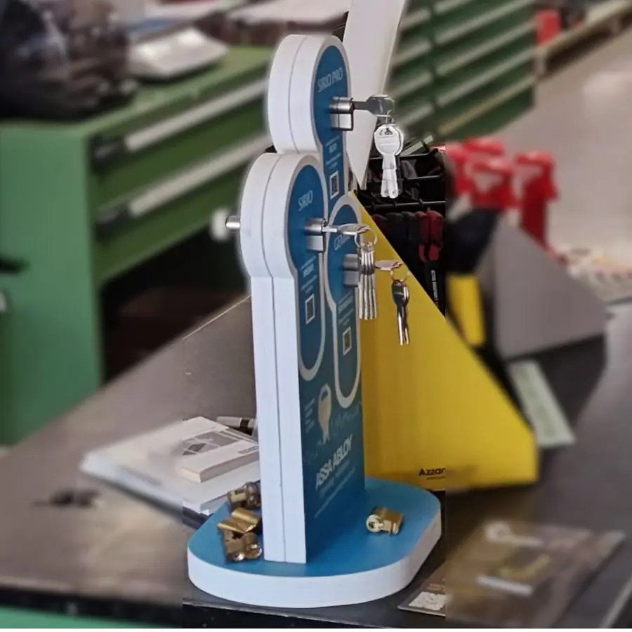 espositore chiavi assa abloy sacile